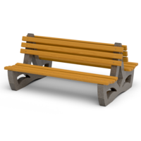 CONCRETE BENCH 158 ES exposed aggregate