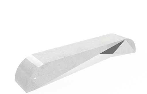 CONCRETE BENCH 195 polished aggregate