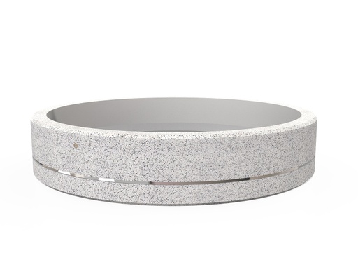 CONCRETE PLANTER 325 exposed aggregate