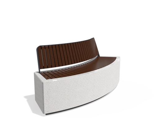 CONCRETE BENCH 268 G ER Resysta exposed aggregate