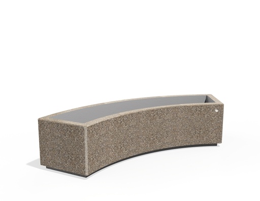 CONCRETE PLANTER 268 L exposed aggregate