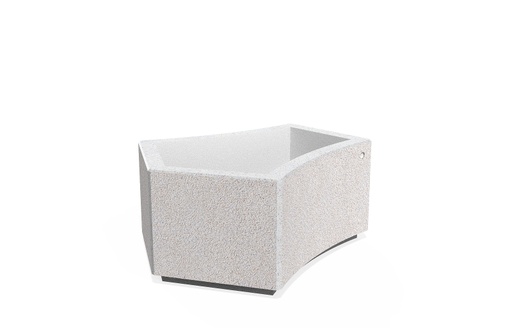CONCRETE PLANTER 268 Z2 exposed aggregate